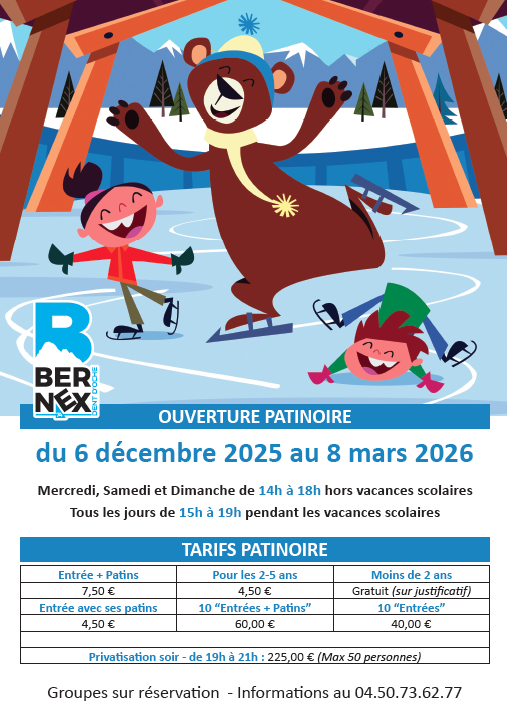 Ouverture de la patinoire